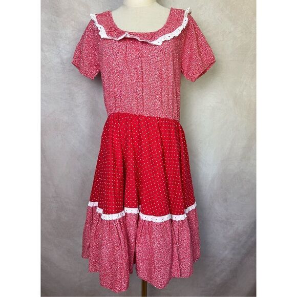 Vintage Western Square Dancing Dress - Picture 1 of 6